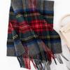 Miling Plaid Wool Scarf