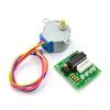 High Reliability Stepper Motor Driver Board ULN2003 and 5V Stepper Motor Kit Featuring LED Status Light Standard Plug Interfaces