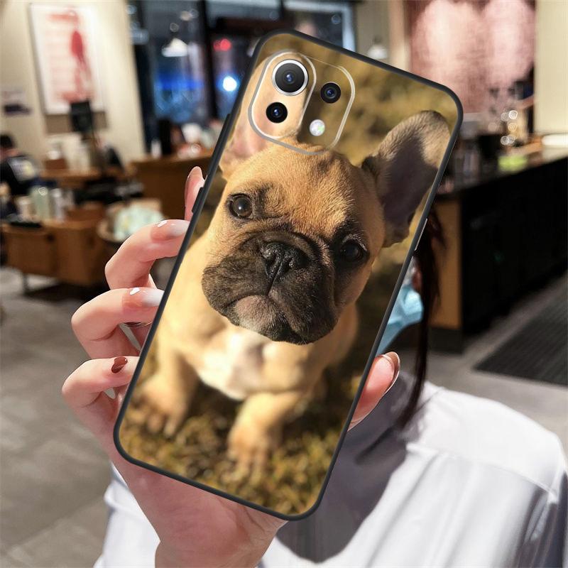 Französische Bulldogge Hund Mops Hülle Für Xiaomi 17 Pro Max 14 15 Ultra 13T 14T 15T Pro POCO X7 Pro X3 X5 X6 F5 F6 F7 Abdeckung