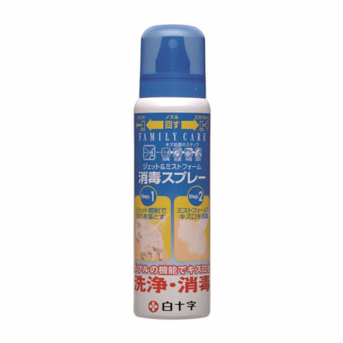 Hakujuji Family Care Jet & Mist Foam Disinfectant Spray, 100ml