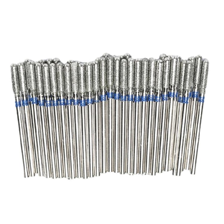50Pcs Cuticle Drill Bit Cuticle Drill Bits for Nails Diamond Nail Drill Bits