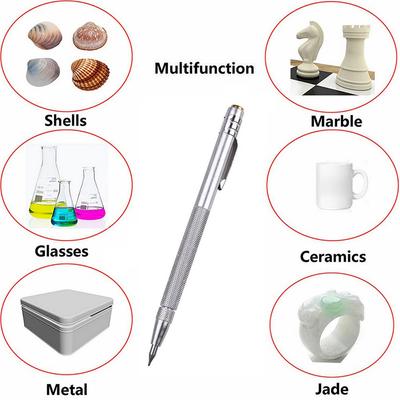 Hand Tools Workshop Equipment Scriber Pen Pen For Glass Tools 14cm 2pcs Aluminium Ceramic Craft Changeable Nib