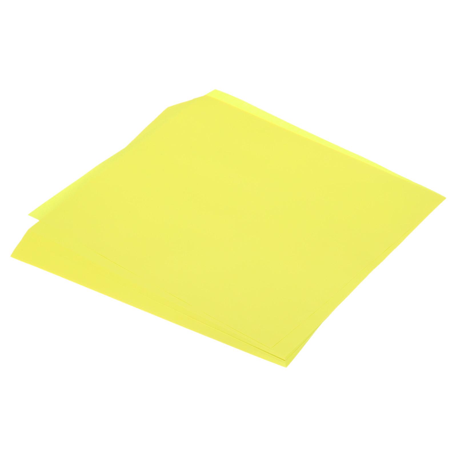 

Uxcell 100 Sheets Origami Paper 25x25cm Double Sided Square Folding Papers for Art Craft Gifts Scrapbooking Decor DIY Handmade флуоресцентный желтый