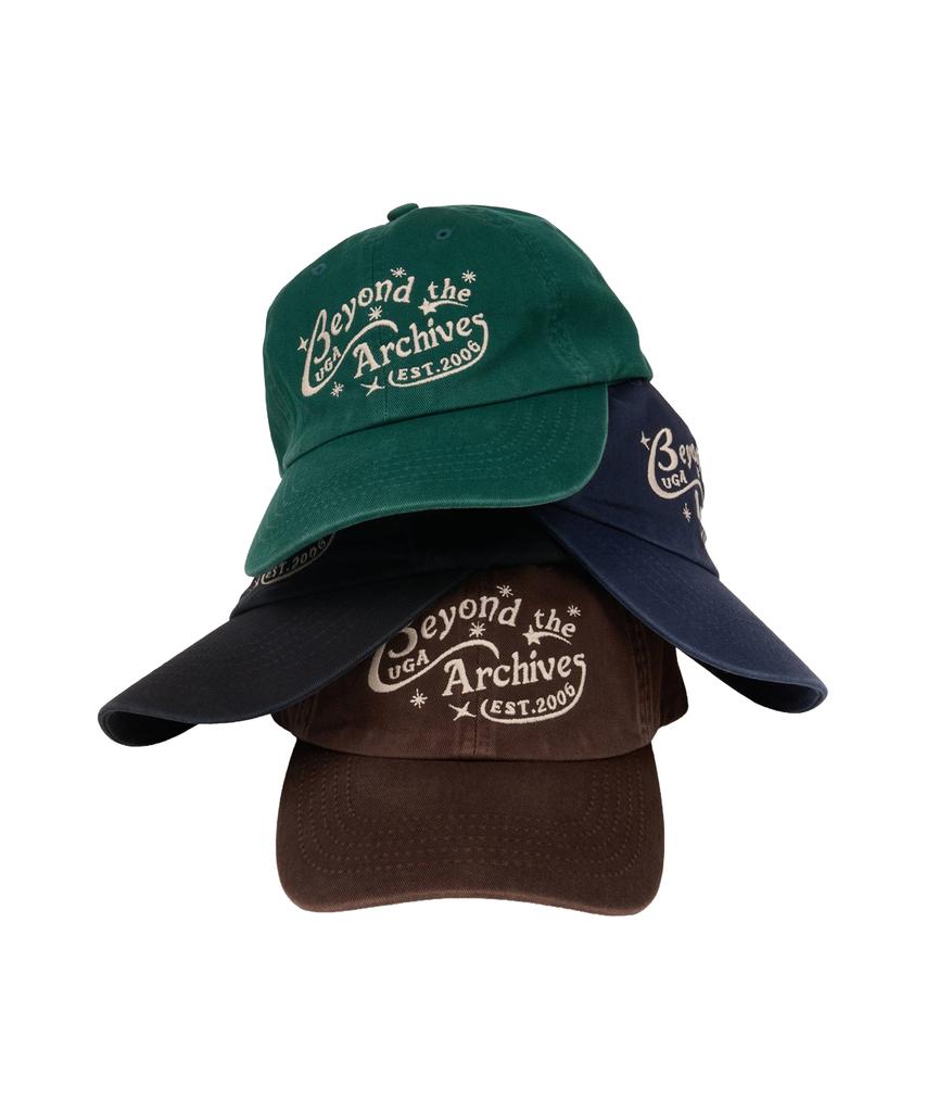 Yunibeoseugameonteu Universe Lettering Washed Ball Cap_Black