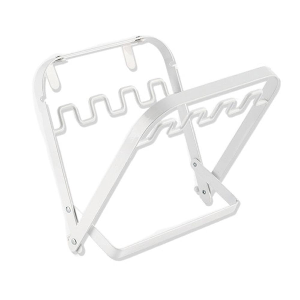 Hangable Garbage Pouch Bracket Foldable Kitchen Rubbish Holder Trash Bag Hanger  for Waste Can Bag
