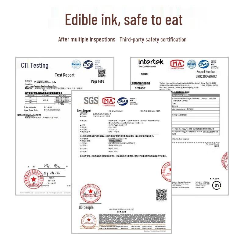 Handheld Edible Ink Food & Coffee Art Printer