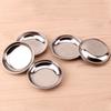 Silver Food Snacks Seasoning Dishes Round Appetizer Condiment Tray Dessert Dish  Tomato