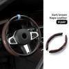 For KIA Perforated Car Steering Wheel Ferrule Napa Leather Anti-sweat Wheel Cover Ceed Sportage Rio K5 K2 Optima Cerato Venga kdtn80
