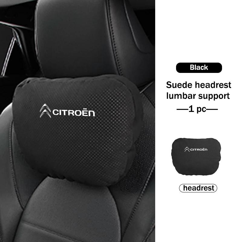POOR1 Car Neck Pillow Lumbar Support Headrest Waist Lumbar Cushion For Citroen C4 C3 C5 C1 C2 C6 C4L DS3 DS4 Berlingo Picasso Jumper