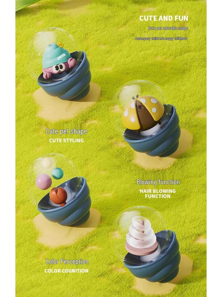 Children's Ladybug Fan Blowing Hover Ball - Educational Toy for Kindergarten Focus Training