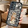 Phone Case: 2D Flat Samsung Galaxy A34 A35 M05 M06 S20 S22 S21 FE Plus 5G Protective Case, Stackable Cute Animals, Christmas and Halloween Gifts