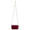 Gucci GG Marmont Double G Logo Chain Quilted Leather Mini Shoulder Bag Women Shoulder Bag Burgundy 476433-DTDHV-6207