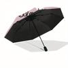 1pc Hello Kitty Pink Circle StickerUmbrella with Plastic Handle,Suitable for All Seasons Home Travel Outdoor UmbrellaSanlio196