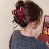 Minimalist Heart Hair Claw Elegant Women Shark Clip Fashion Back Head Hair Accessories Daily Headwear