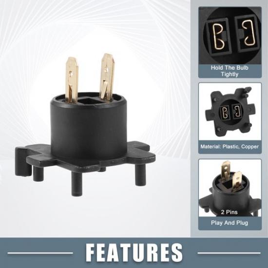 Headlight Headlamp Bulb Socket Adapter Single  For Lexus ES300 ES330 02-04