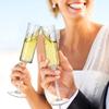 Söta Mr & Mrs Bröllopschampagneglas – Unik Bröllopsduschpresent för Nygifta & Förlovade Par