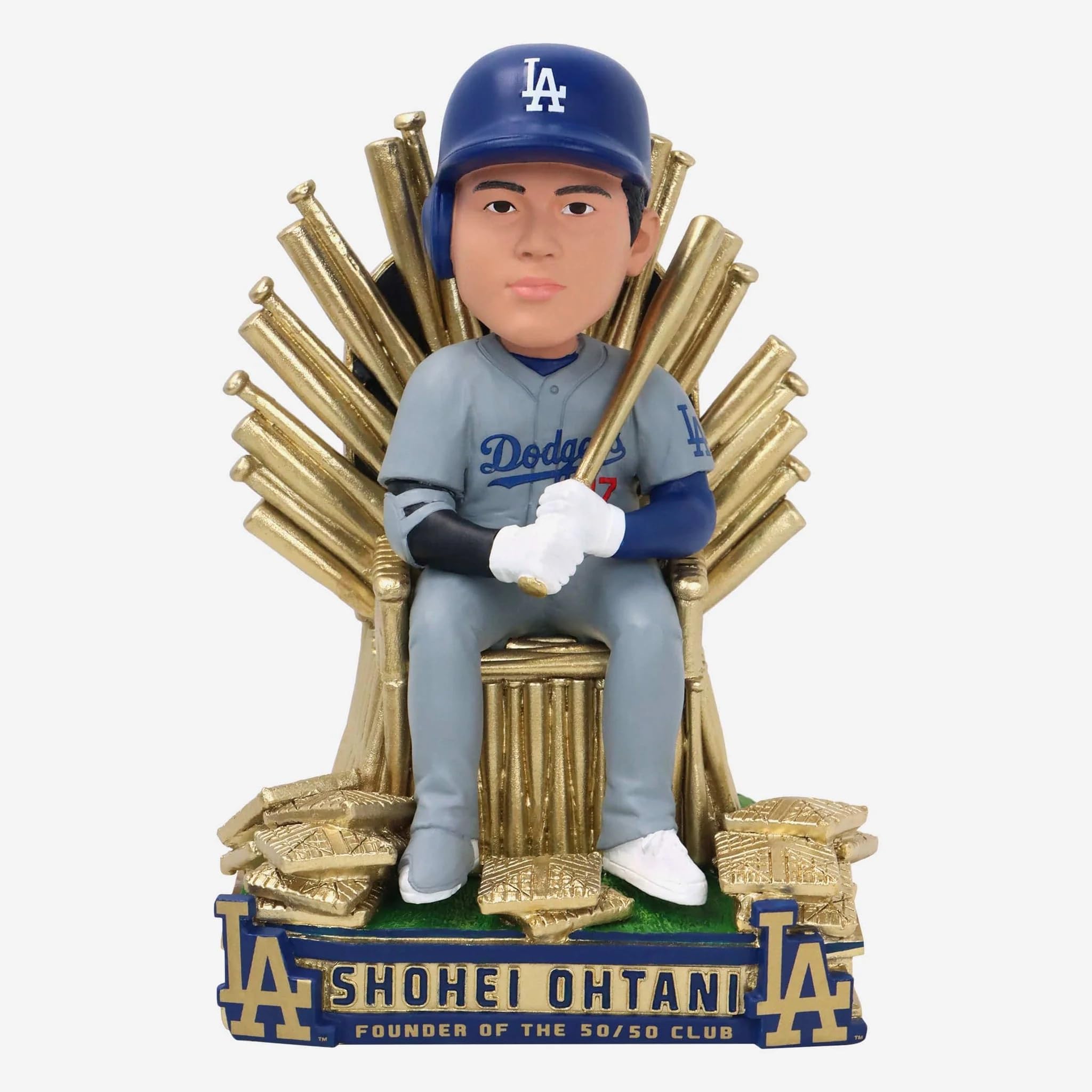 

до 550 Shohei Otani Los Angeles Dodgers Bubble Head Doll 50 Home Stolen Bases Commemorative Gold Major Official [Ограниченное количество экземпляров] Runs/50 [Предмет] золотой