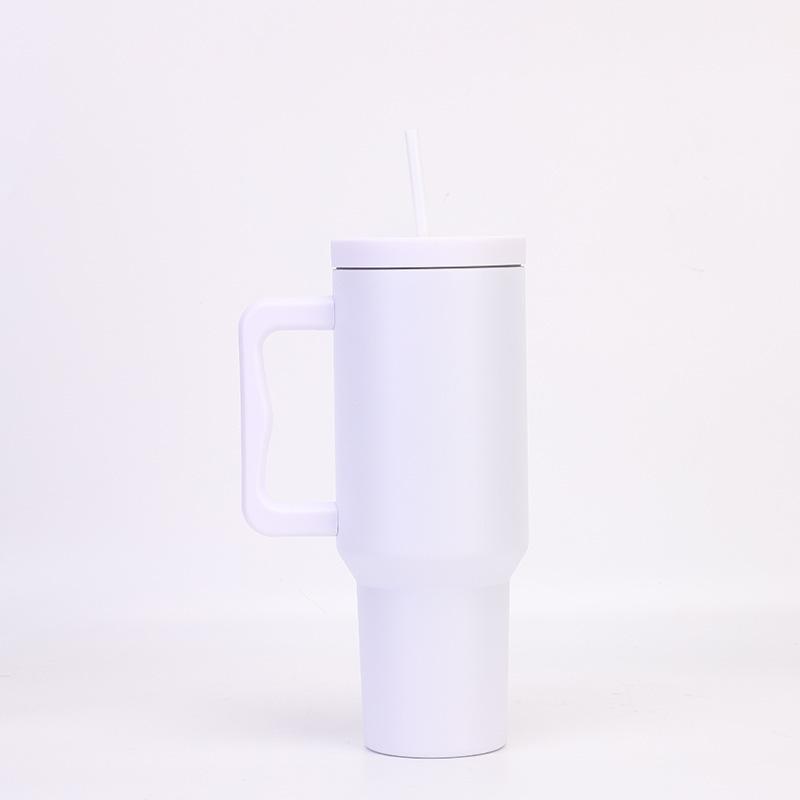Third Gen 40oz Handle Thermos Cup, 304 Stainless Steel, Large Capacity for Vehicles, Ice Cooler Cup.