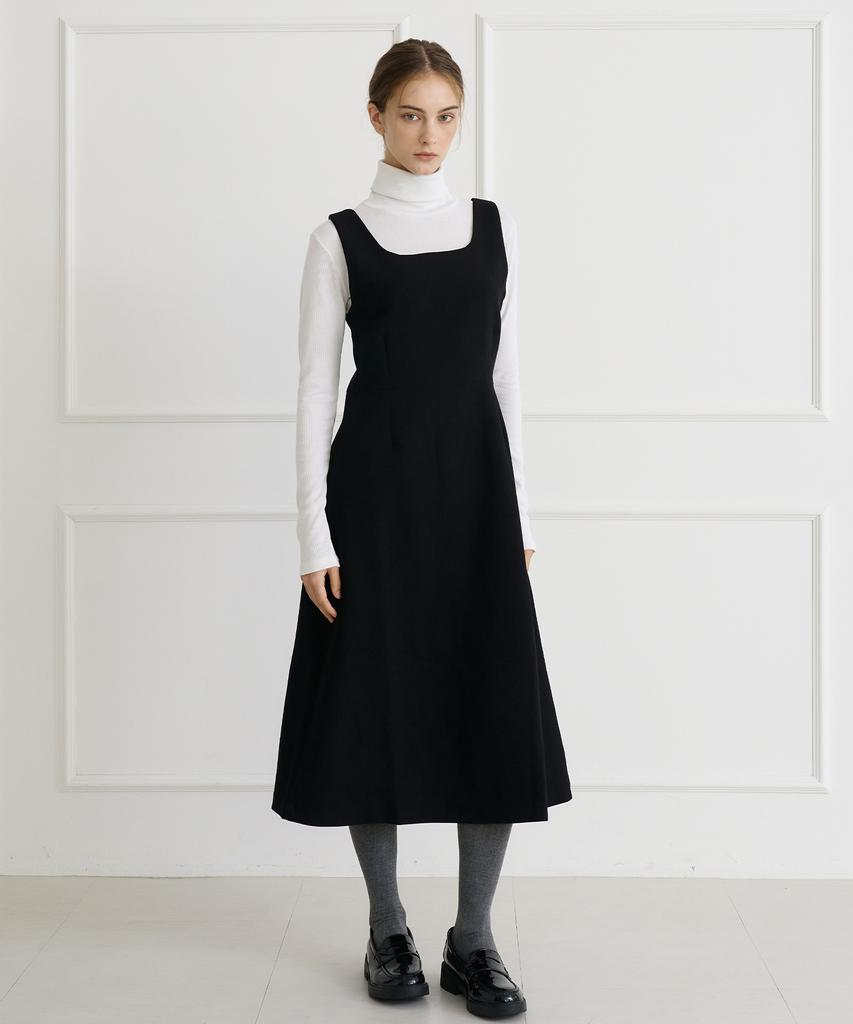 BIBYSEOB Sleeveless Long Dress Black [T44]