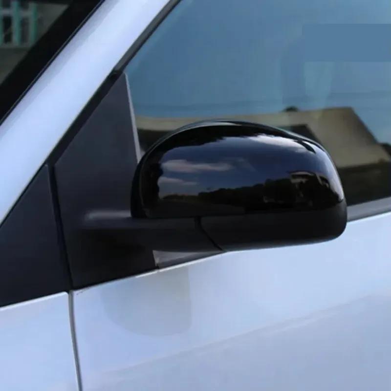 For Benz Smart Fortwo 2016-2024 Car Replacement Rearview Side Mirror Cover Wing Cap Exterior Door Housing Shell Trim ABS Carbon