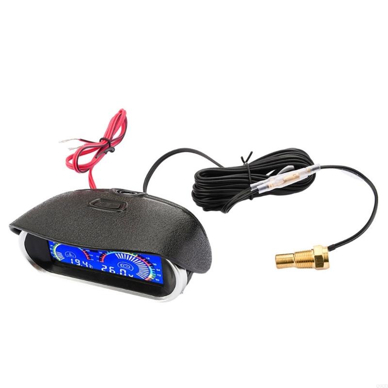 Q9QD 12V 24V High Definition Digital Gauge For Monitoring Water Temp And In Vehicles Featuring Low Power Consumption