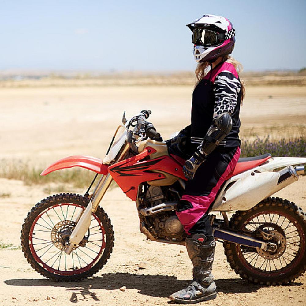 Occhiali da motocross retrò antivento Occhiali da equitazione Occhiali da moto Occhiali da sole antivento antipolvere per esterni