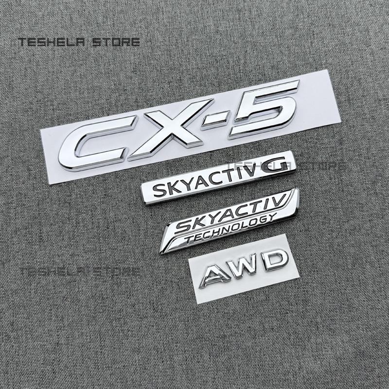 3d ABS for Mazda CX-5 13-25Year EditionABS ChromeLogo BYD Emblem Letters Stiker Car Trunk Badge Auto Parts Accessories