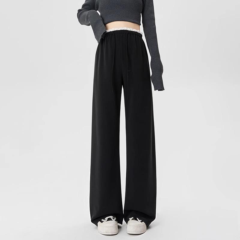 

Plus Size Wide Leg Maternity Pants with Velvet Lining - Slimming and Comfortable Fit for Spring and Autumn XL [suitable for 110-135 lbs]