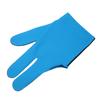 Left Hand Billiard Gloves Polyurethane Fiber Average Size Three Fingers Billiard Gloves for Billiard Shooters