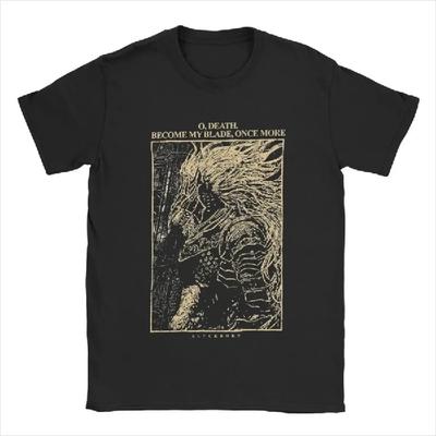 Męskie Koszulki Eldened Ringed Maliketh Casual 100% Bawełna T-Shirt Krótki Rękaw T-Shirty Okrągły Dekolt Topy Pomysł na Prezent