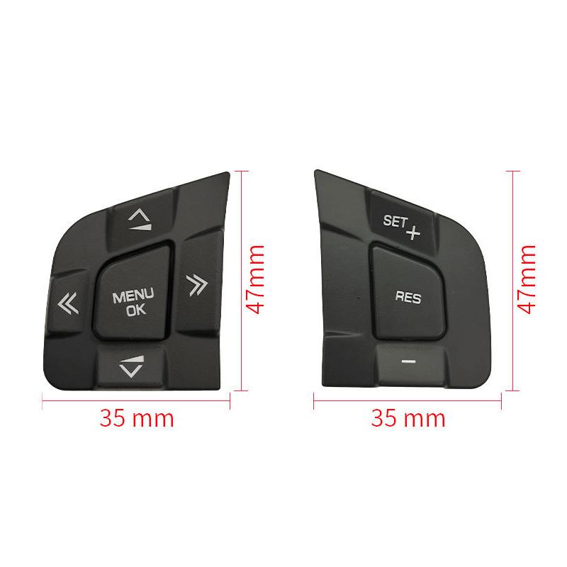 For Land Rover Discovery Shenxing Steering Wheel Switch Button Jaguar XE XF Steering Wheel Button LR095537 2015-2019