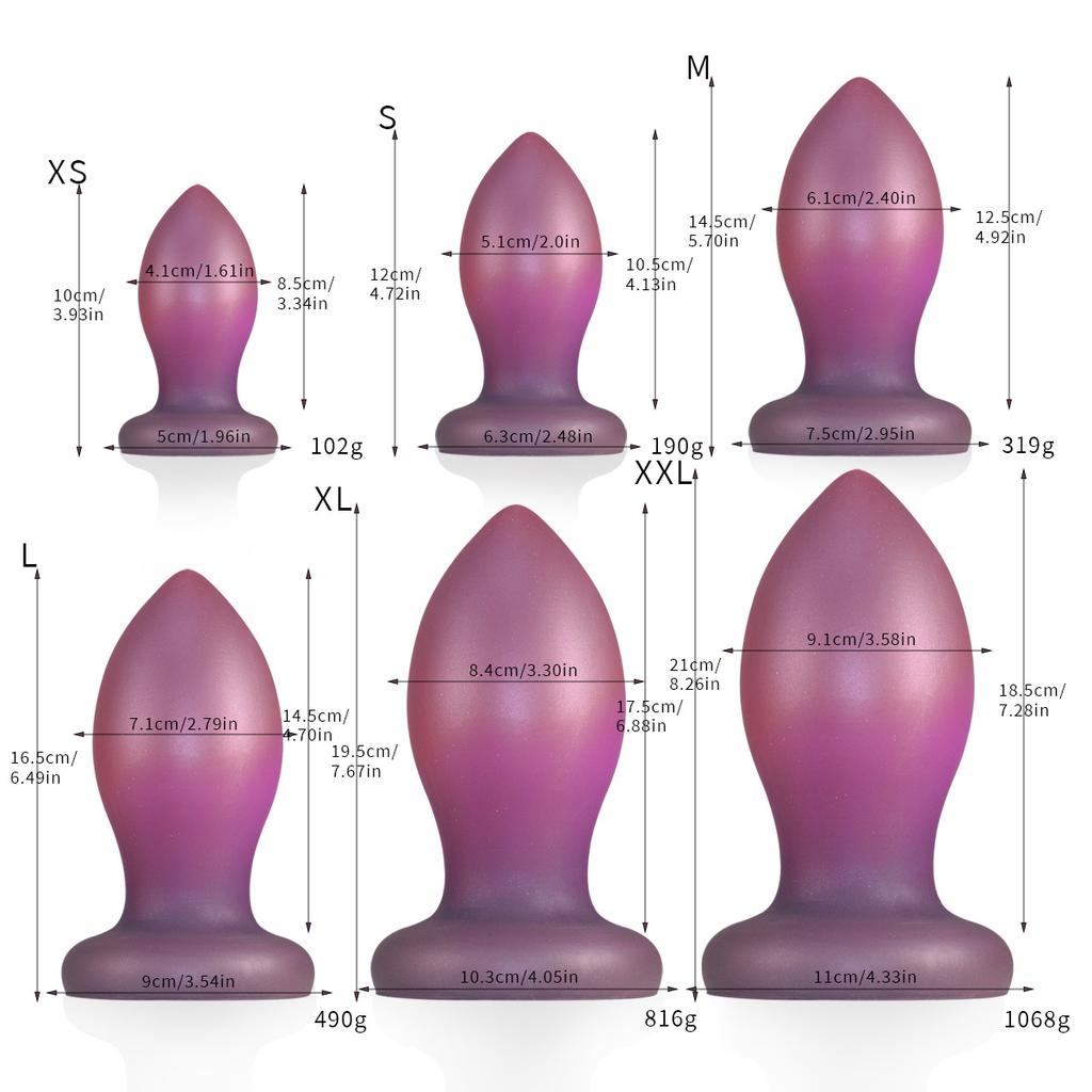 Super Sized Silicone Anal Plug  Strong Suction Cup  Dildo  Male and Female Flirtation  Anal Dilator  Adult Masturbator  Erotic SM