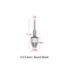 Drill Chuck Keyless Screwdriver Impact Driver Adaptor Electric Micro Motor Clamp Mini Chuck Fixture Hex Shank Drill Bits Adapter