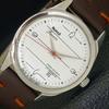 USED AUTHENTIC HMT JANATA HAND-WINDING INDIAN MENS WHITE DIAL WATCH A430055-2 R101-a430055