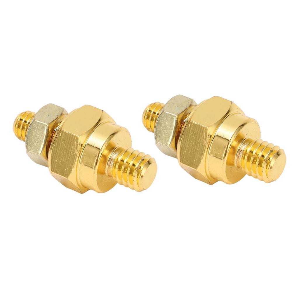 2 Pcs Battery Terminal Adapters Brass Battery Terminal Adapters Side Post Charging System Bolt