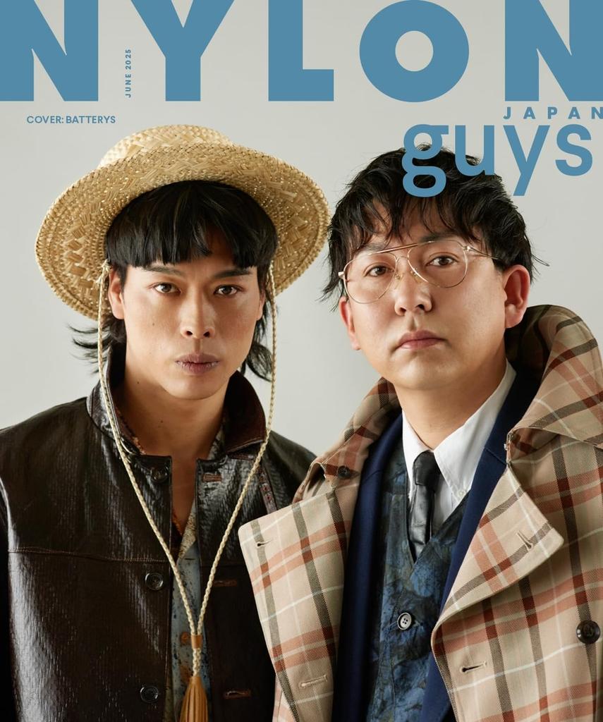 NYLON JAPAN June 2025 Issue Motoki Omori GREEN Fuma Kikuchi guys [Magazine] [Cover (Mrs. APPLE) & (timelesz) / cover Batteries]