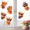 Independence Day Highland Bull Wall Sticker Remnants for Kitchen and Bathroom Wall Decoration