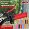 New Model Electric Bike Handlebar Cover - Silicone Anti-slip, Water-resistant, Shock-absorbing and Soft Handlebar Cover