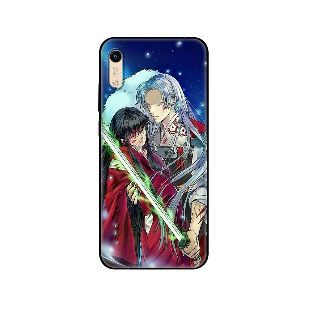 Black tpu Case For Huawei Honor 8a Prime 8s Prime 9 Lite honor 9A 9C 9X Premium 9x Pro 9S Case Cover Inuyasha