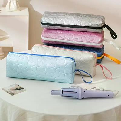 Tragbare Reise-Haarglätter- und Lockenstab-Aufbewahrungstasche Hitzebeständig Multifunktional Kosmetik- und Toilettenartikel-Tasche