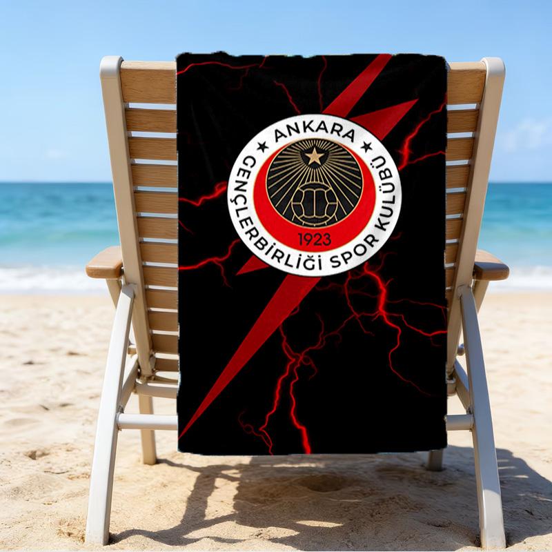 Genkelbigli Club Sports Microfiber Beach Towel, Lightweight And Quick-Dry, for Summer Travel, Beach Essential, Swimming Pool Outdoor