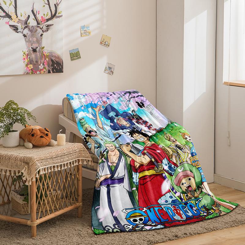 Flannel Fleece Blanket 3D Printed Sofa Blanket Thickened Blanket