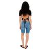 Vero Moda Brenda Long Mix Denim Shorts