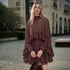 2026 Europäisches & Amerikanisches Frühling/Sommer Elegantes Chiffon-Kleid mit Innen-Camisole Zweiteiliges Set