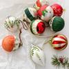 NUCHI High-Grade Glass Christmas Tree Ornaments - Colored Hanging Balls