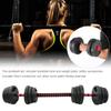20KG Dumbbell Set Round Environmental Barbell Home Gym Equipment with 40cm Connecting Rod