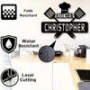 Metal Wall Art Chef Hat Spatula Kitchen Decor Removable Cabinet Sticker Housewarming Gift