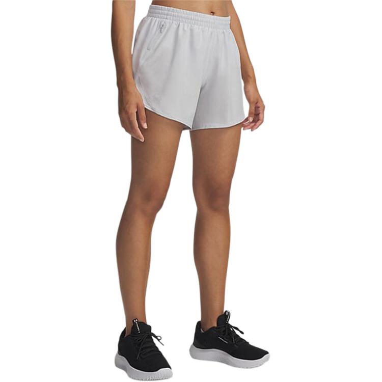 Under Armour Woven Solid Color Elastic Sports Shorts Women shorts 1383168-014 XS