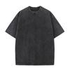 Men's Summer T-shirt 230G Heavy Cotton Vintage Washed T-Shirts Oversized Short Sleeve Loose Streetwear Short Sleeve Tops Tee