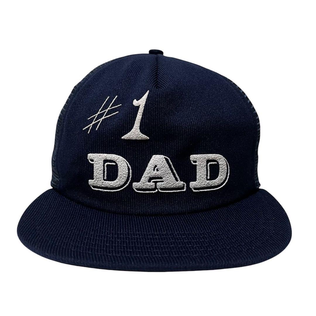 

[USED] Deadstock #1 DAD Cap, Made in USA, Yamada Ren, Navy, Vintage Hat